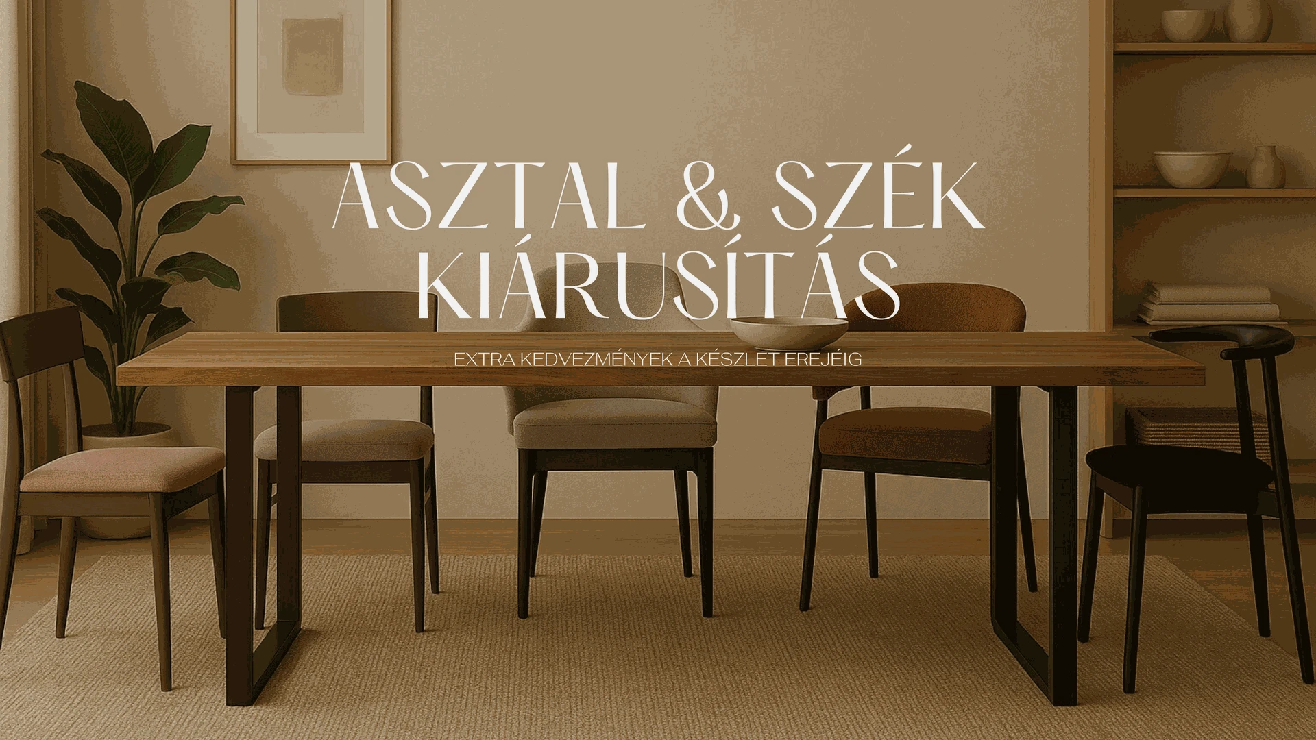 asztal szék kiárusítás bútorok kedvezménnyel