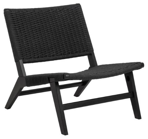 Actona Carson lounge szék - fekete