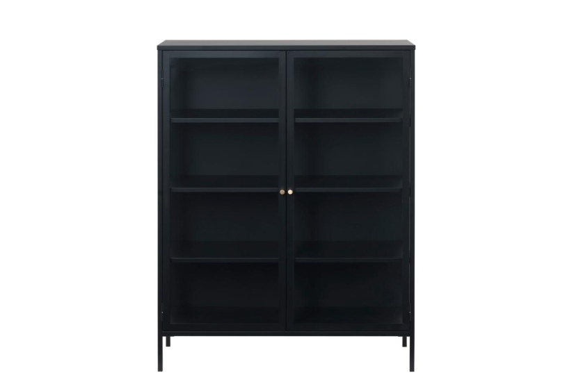 UNIQUE Furniture Carmel üveges szekrény 140cm
