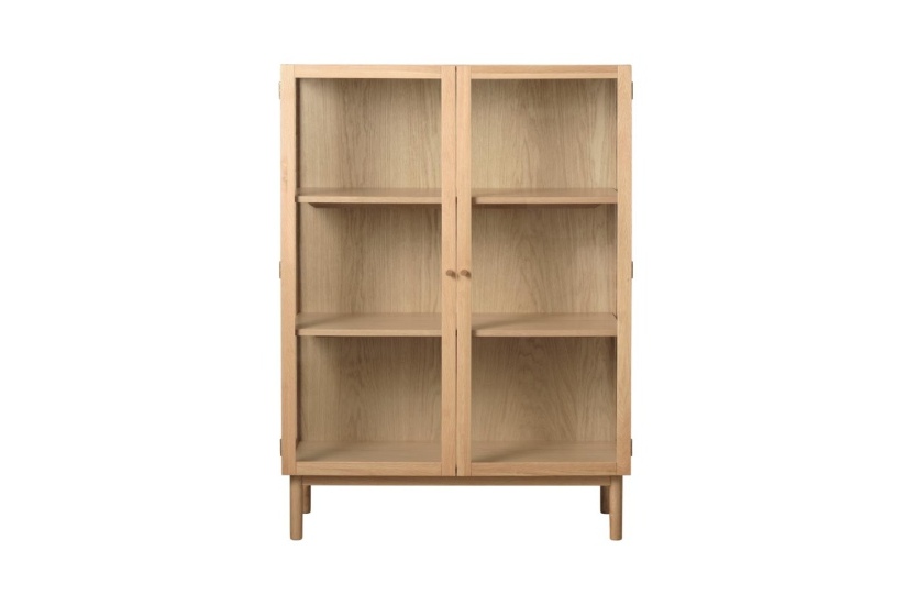 UNIQUE Furniture Elba üveges szekrény 140cm