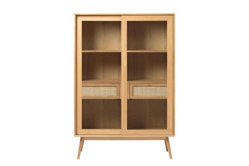 [unique4672] UNIQUE Furniture Barrali üveges szekrény