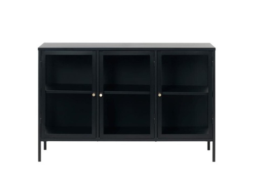 [unique4226] UNIQUE Furniture Carmel üveges tálaló 3 részes 85cm