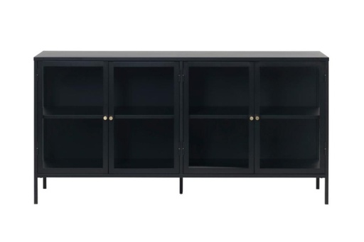 [unique4227] UNIQUE Furniture Carmel üveges tálaló 4 részes 85cm