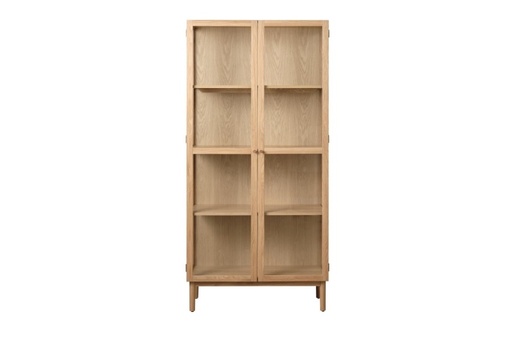 [unique4848] UNIQUE Furniture Elba üveges szekrény 190cm